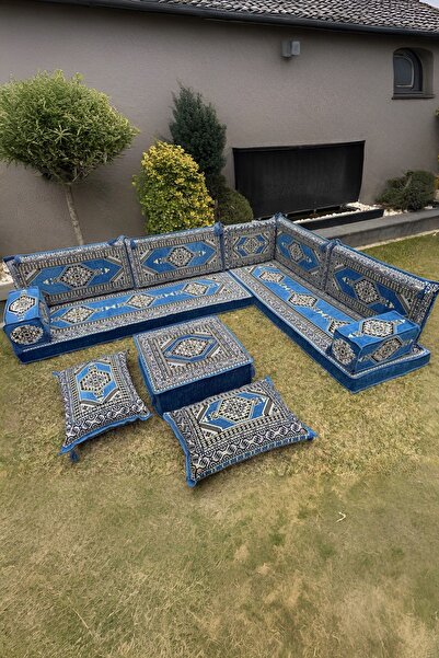 mdhomecarpet Şark Köşesi Minder Takımı | Yer , Sırt Minderi, Etnik Desen, Sal...