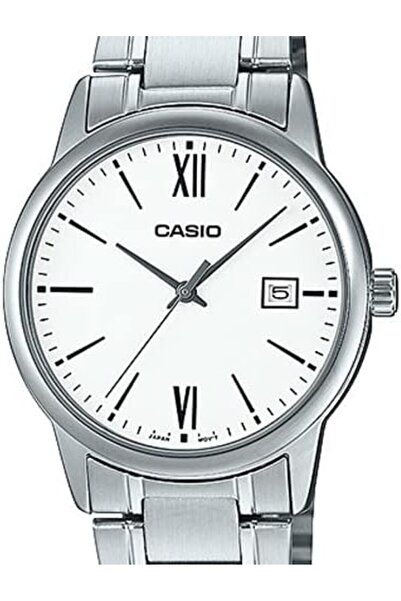 Casio Casio Analog Watch with Black Dial and Stainless Steel Strap for Men - MTP-V002D-1BUDF