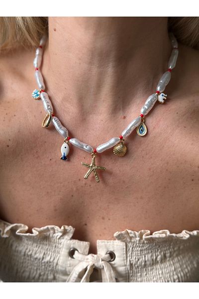 Rossetto Atelier Sea Necklace with Pearl