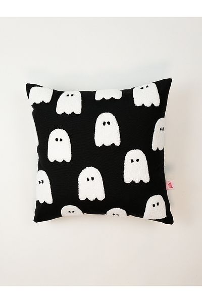 Galia Tasarım Husă de pernă Pacman Ghost Punch - neagră