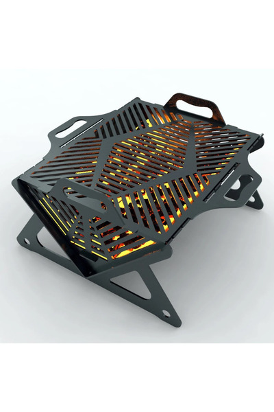 ARVALLI Izgara Grill Portatif Pratik Büyük Mangal