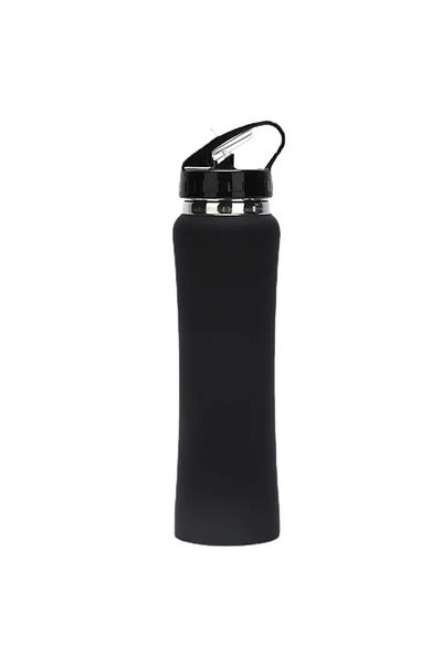 PUFO Termos metalic simplu pentru băuturi, izotermic, 600 ml, negru