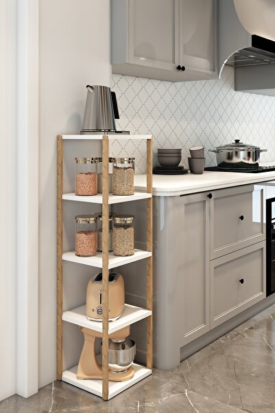 Jest Dekor Konsept ADEN 5 RAFLI BANYO RAFI BEYAZ