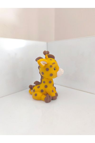 Alwin3d Safari Giraffe Cake Top Figure 7 cm