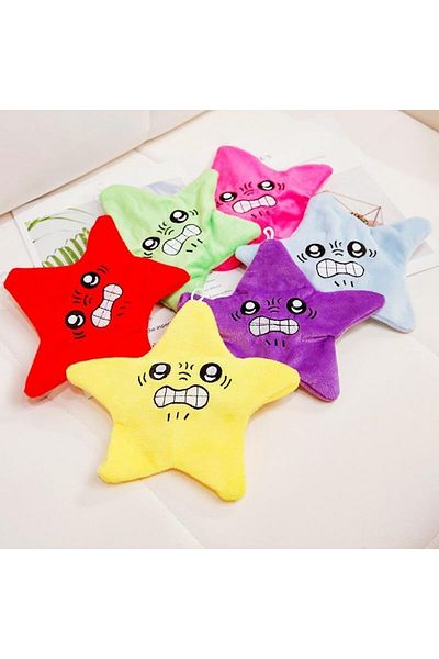 Other Angry Starfish Plush Toy – 8-Inch Dancing Star Keychain & Car Decor