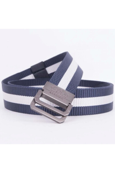 PUFO Marine belt for men 3.8 x 120 cm, blue