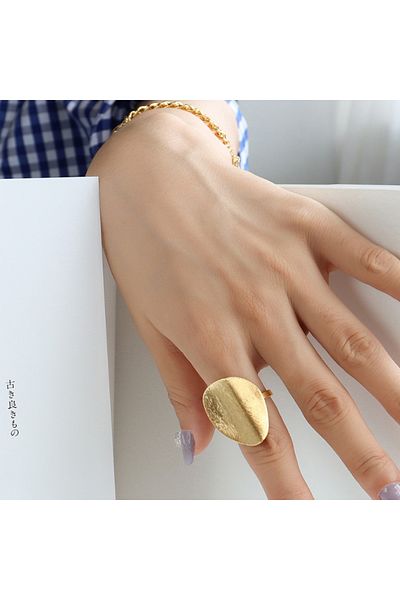 SIC MODA Adjustable Titanium Fashion Ring 5085
