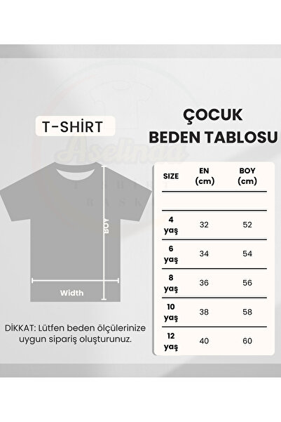 ASELİNDA Çakmaktaş Family Kombin 2 T-Shirt/Sweatshirt (Single Item - Add 2 Pieces to the Cart)