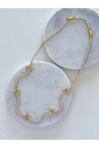 CHARMLUCKY STEEL WATERWAY NECKLACE