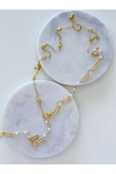 CHARMLUCKY Special Series Pearl Y Necklace