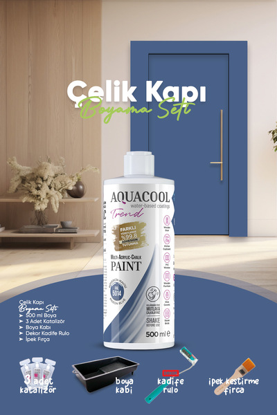 Aquacool Trend Çelik Kapı Boyama Seti