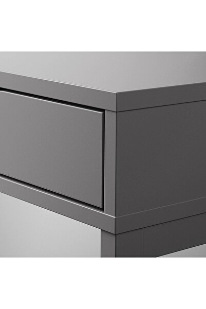 IKEA çalışma masası, koyu gri, 100x48 cm