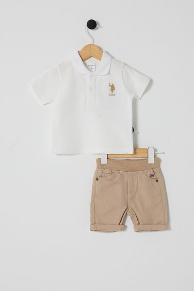 U.S. Polo Assn. Set 2 bucati pentru bebelusi