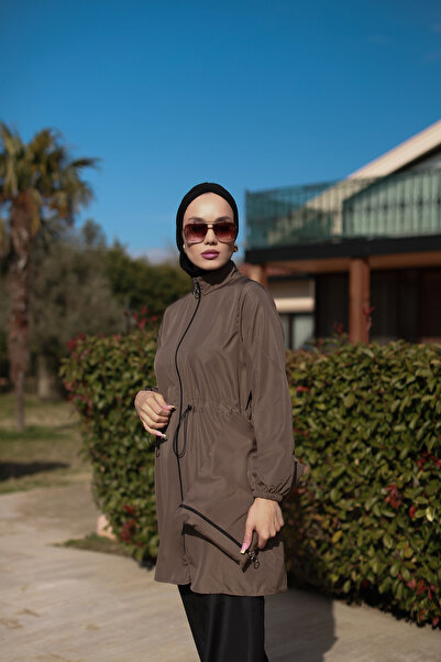 Vivezza Bone and Bag Gift Gathered Waist Hijab Swimsuit Set