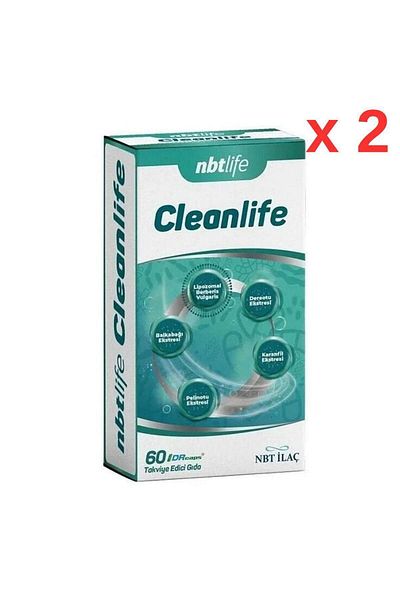 Nbt İlaç Nbt Life Cleanlife 60 Capsules 2 Pieces