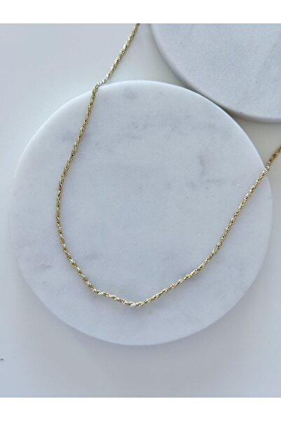 CHARMLUCKY Special Series Thin Twist Chain Necklace