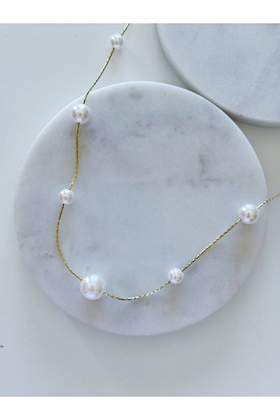 CHARMLUCKY Special Series Pearl Chain Necklace