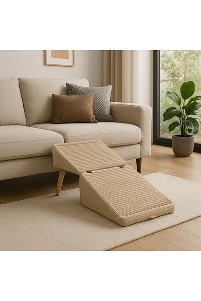 argedemo Rampas Dog Bed Dog Ramp & Pouf Two Functions