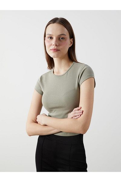 LC Waikiki Crop pentru femei cu gât rotund (S5)