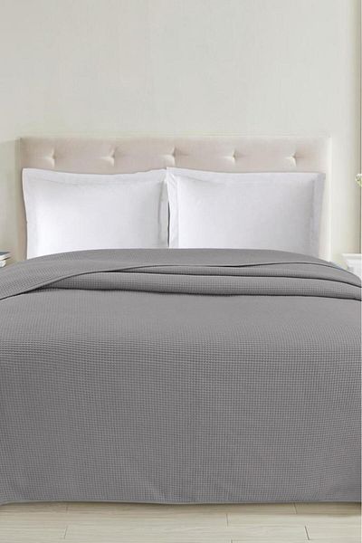 Çeyiz Diyarı Jülide Double Single Pike 200X220 cm Anthracite