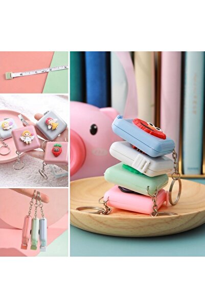 ANTerra Sevimli Yumuşak Stickerlı 150 cm Taşınabilir Anahtarlıklı Çanta Boy M...