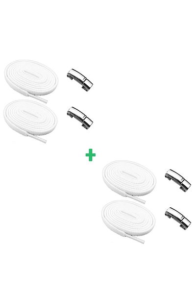 Mawrond Magnetic, Stainless Metal, Elastic, Practical Shoelaces (Magnets Are Stabilized by Extradition)