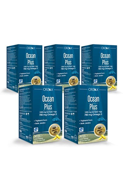 Ocean بلس 1200 ملغ 50 كبسولة 5 قطع