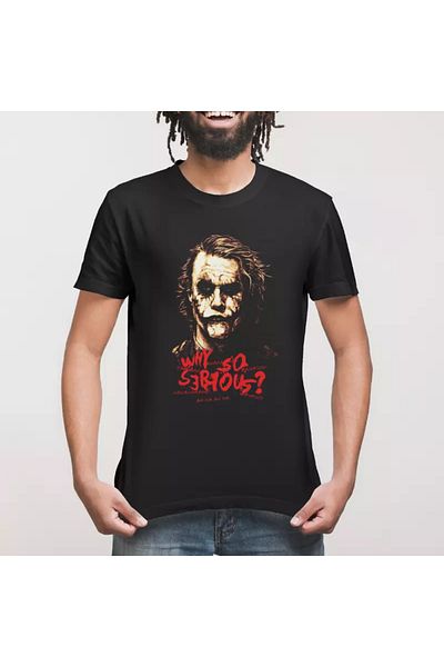 Built By Crazy Τζόκερ Γιατί έτσι σοβαρός Χα Χα Χα Unisex T-shirt