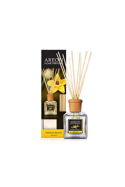 Areon Room Air Freshener With Sticks, Home Perfume, 150 ml Vanilla Black