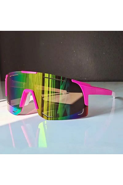 YIWU Sport Fashion Sunglasses with Stylish Mirrored Wrap Design