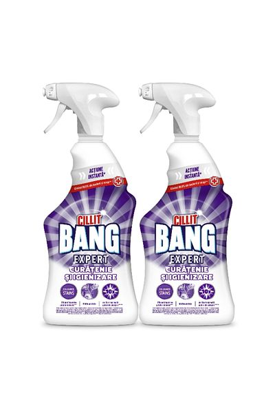 OEM Pachet Dezinfectant Pe Baza De Clor Cillit Bang Curatenie Si Igiena, 2x750 ml