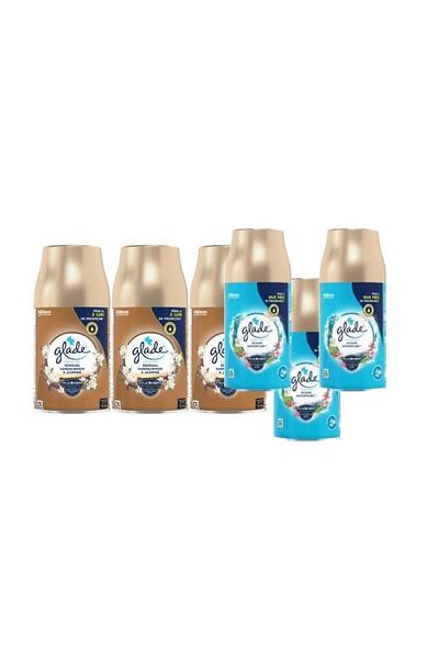 Glade Set 6 X 3 X 269ml Jasmine, 3 X 269ml Ocean Adventure