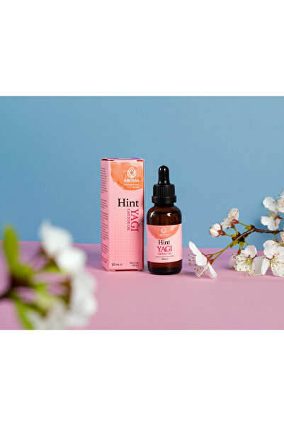 AROVIA Aromatherapy زيت الخروع الطبيعي في زجاجة زجاجية مع قطارة 50 مل