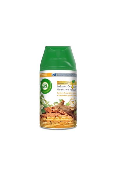 Air Wick Duo Pack, 2x250 ml Freshmatic, Sandalwood Lemon & Vanilla, Duo Pack, 2x250 ml