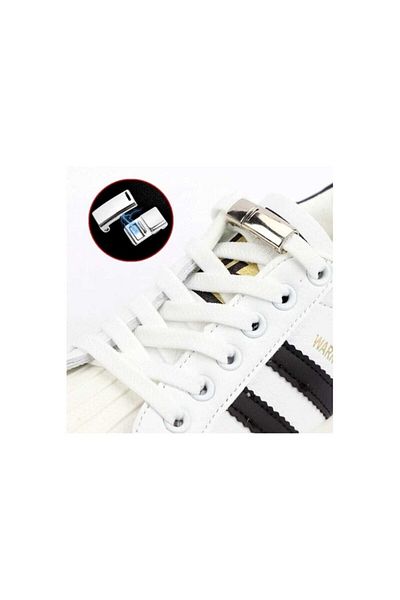 Mawrond Magnetic, Stainless Metal, Elastic, Practical Shoelaces (Magnets Are Stabilized by Extradition)