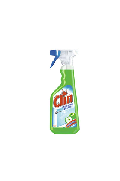 Clin Διάλυμα καθαρισμού τζαμιών 3 σε 1, μήλο, 500 ml
