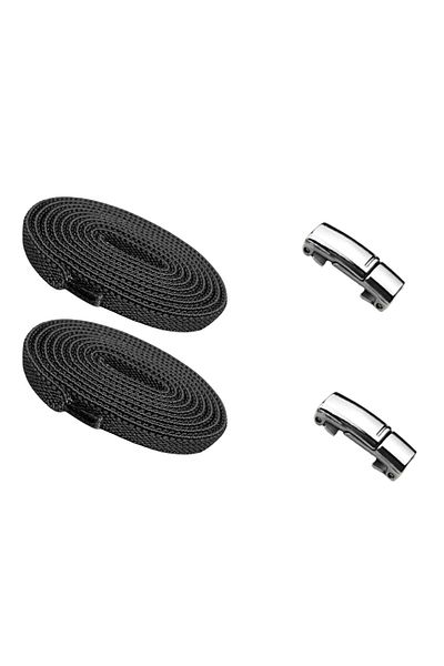 Mawrond Magnetic, Stainless Metal, Elastic, Practical Shoelaces (Magnets Are Stabilized by Extradition)