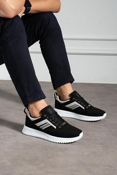 L.A Polo High Sole Black Ice Men's Sneaker