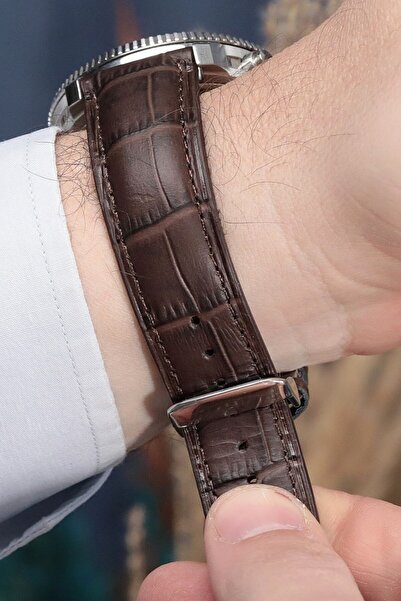 Onywatch 20mm Gerçek Deri Saat Kordonu Deri Saat Kayışı 20mm Saat Kordonu Der...