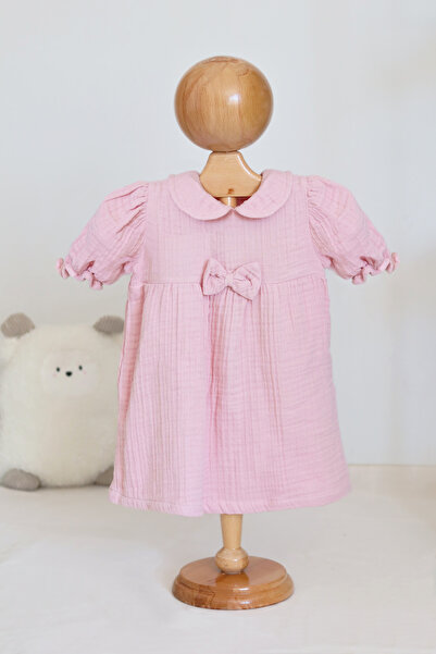 PAHTA Muslin Short Sleeve Children's Summer Dress