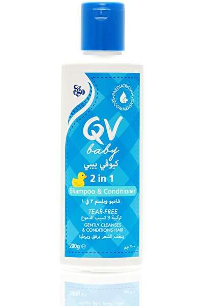 Qv شامبو وبلسم 2 في 1 من كيو في بيبي، 200 غرام