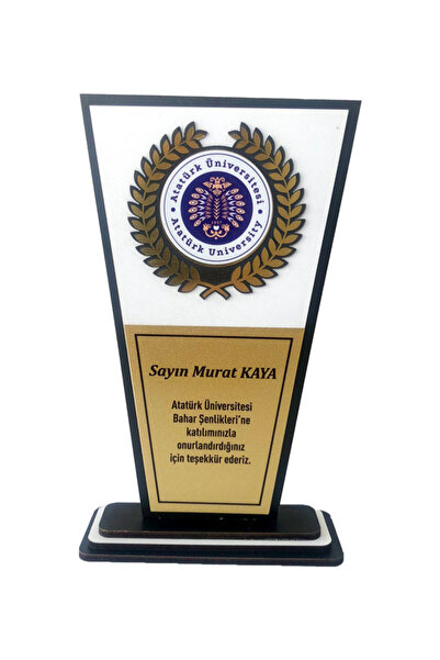 imzatasarım Kişiye Özel Fasetli Ahşap Plaket Öğretmenler Günü Teşekkür Tayin ...