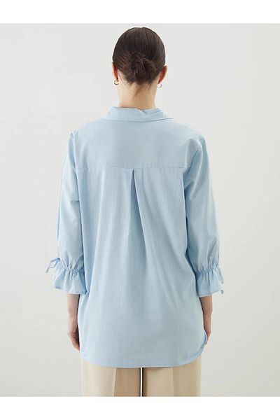 LC Waikiki Cămașă pentru femei LCW Grace Green Regular Fit