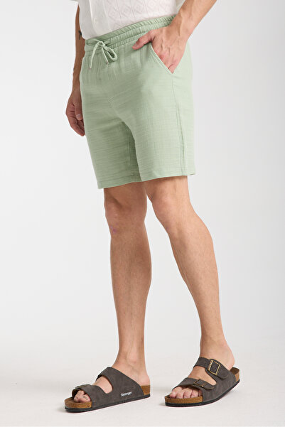 KAPHONE Men's Slim Fit Slim Fit Muslin Shorts