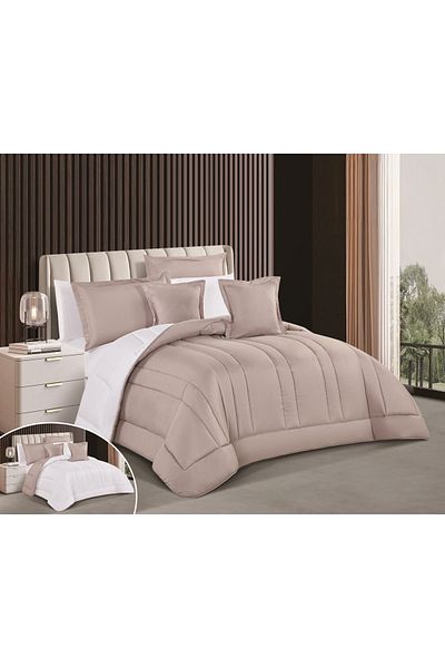 Red Rose مفرش صيفي نفر فندقي سادة ذو طابع وجهين من المايكروفايبر مقاس 170*220سم32