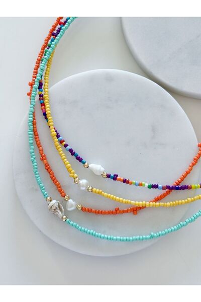 CHARMLUCKY 4-Piece Bead Necklace Combination