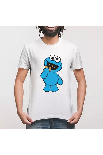 Built By Crazy Tricou unisex Cookie Monster pentru Cookie