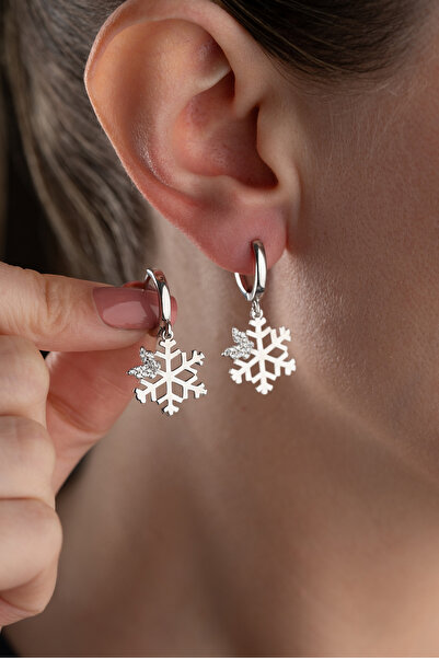 Silvano Jewelry 925 Ayar Gümüş Kartanesi Küpe