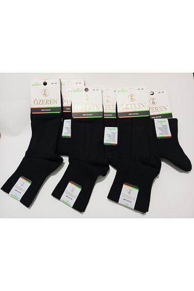 RBS SOCKS Men's Bamboo Half Socks Seamless Nylonless Bamboo Socks 12 Pack
