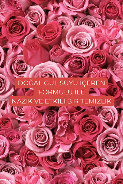 Let's Be NATURAL Saf Gül Suyu İçeren Micellar Kusursuz Makyaj Temizleme Suyu 200 ML MİSEL SU NEMLENDİRİCİ DOĞAL